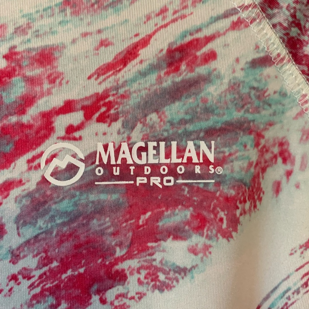 Magellan Outdoors Red and White Long Sleeve Tee - Picture 2 of 9